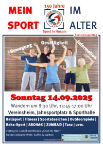 Plakat Seniorensporttag Husum 2025