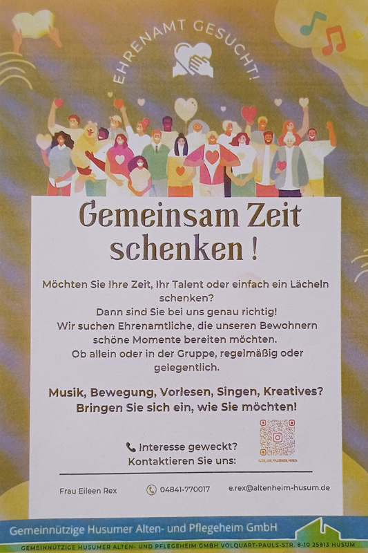 Gemeinsam Zeit schenken!